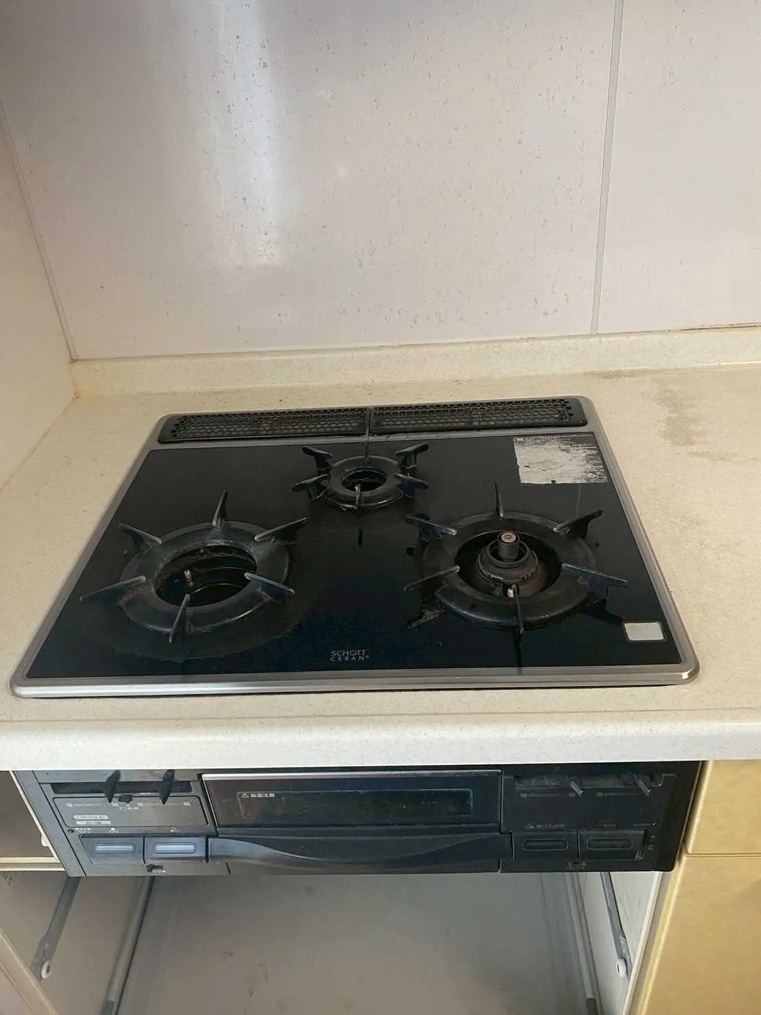 東京都府中市のビルトインコンロ交換工事👷